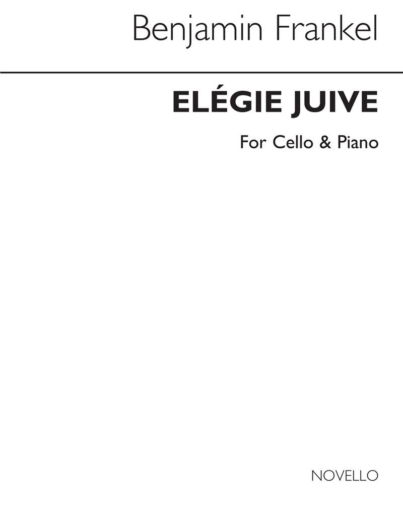 Elegie Juive for Cello and Piano