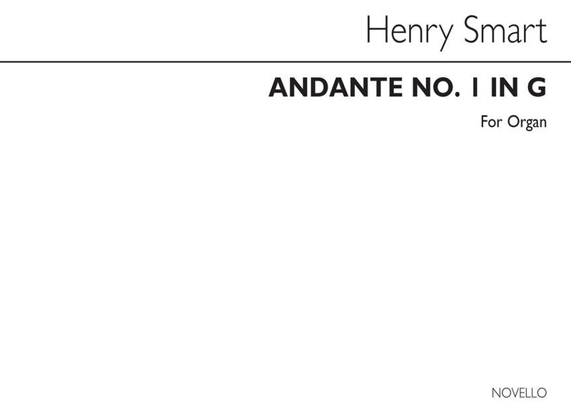 Andante No.1 in G for Organ