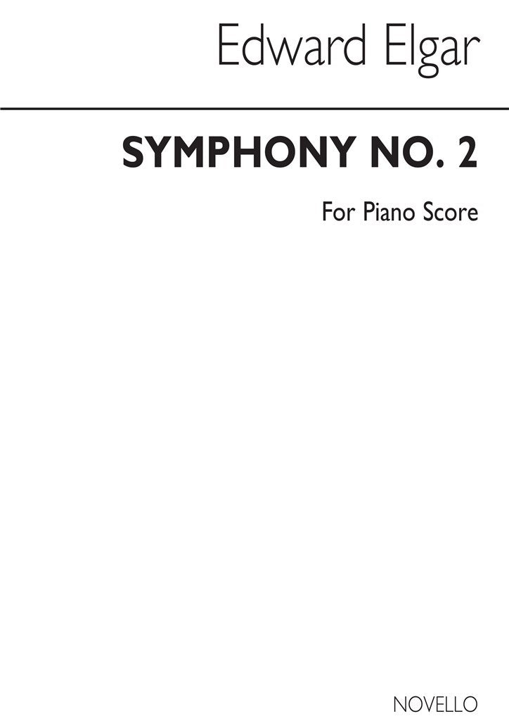 Symphony No.2 In E Flat for Piano