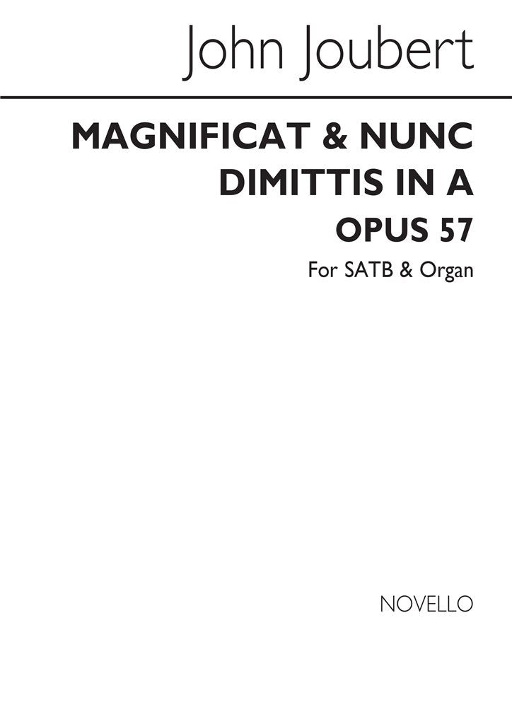 Magnificat and Nunc Dimitis In A Op.57