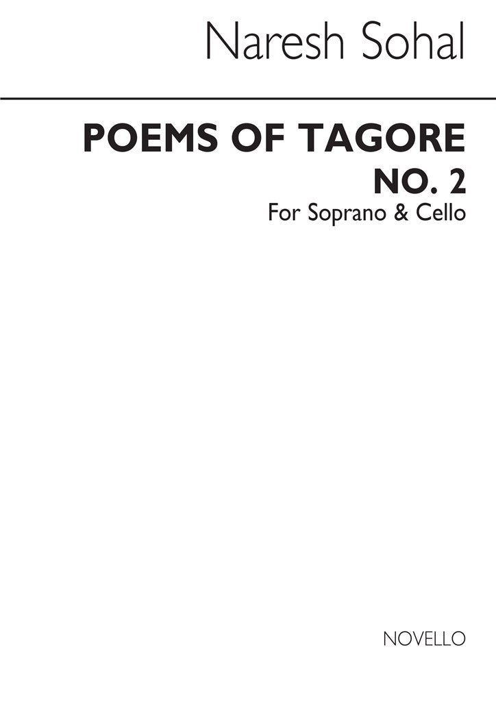 Poems of Tagore - No.2 for Soprano with Piano acc.