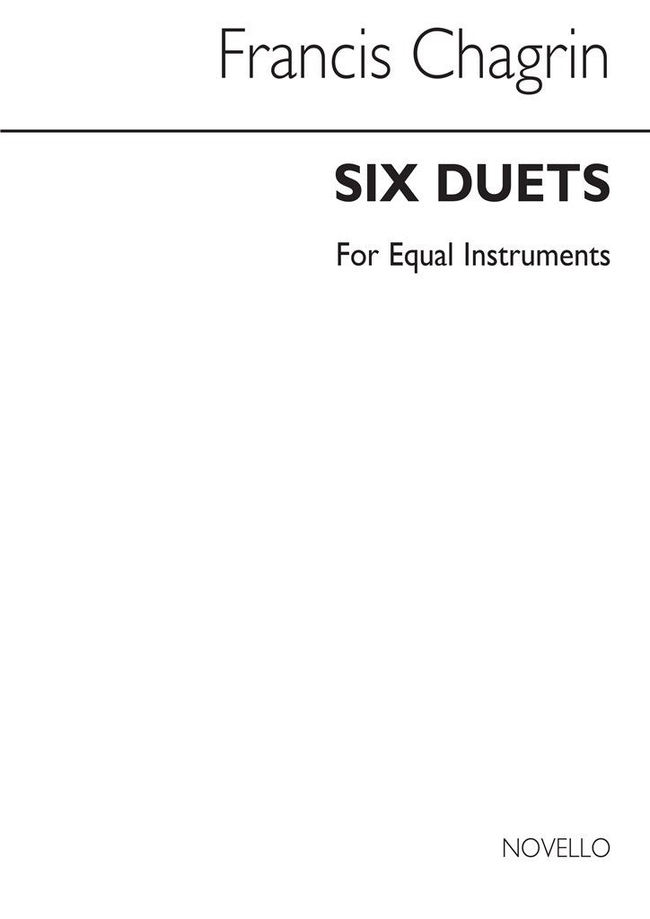 Six Duets For Equal Or Mixed Instruments
