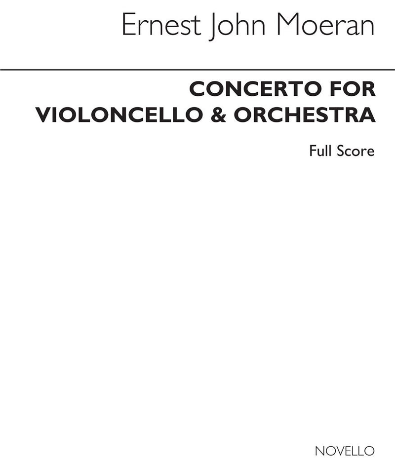 Concerto For Cello (Full Score)
