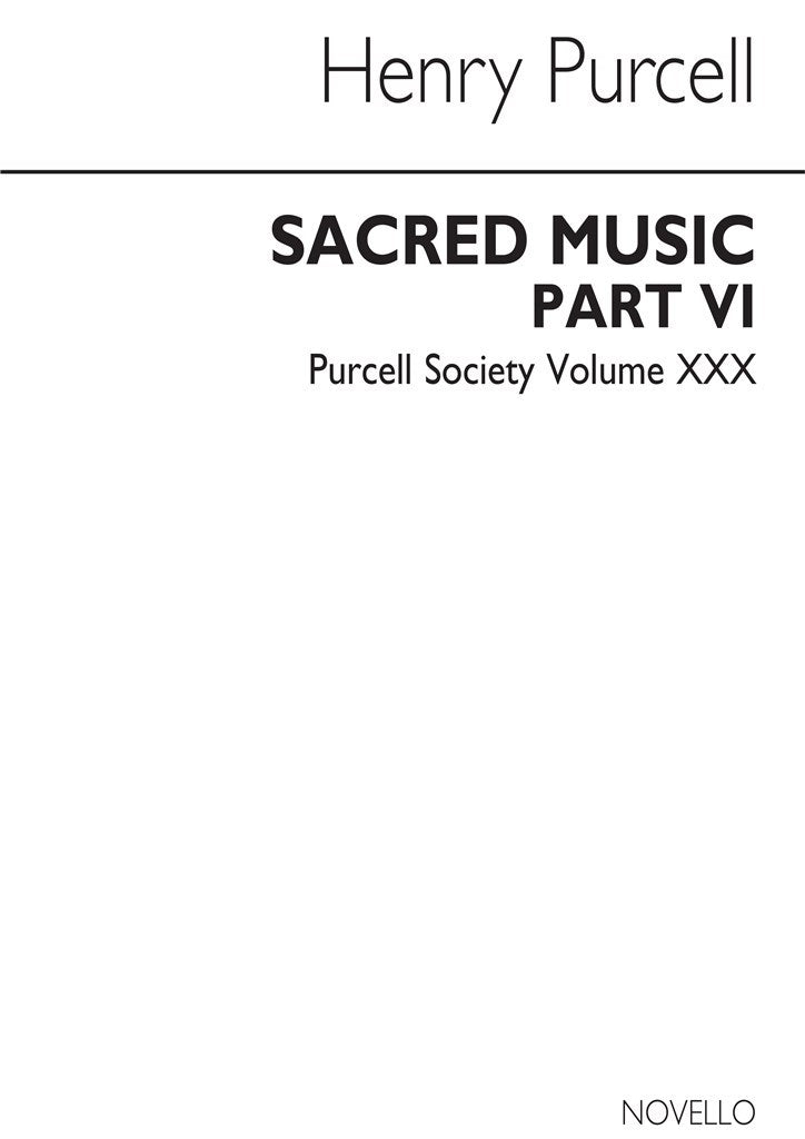Sacred Music, Part 6: Songs and Vocal Ensemble（旧版）