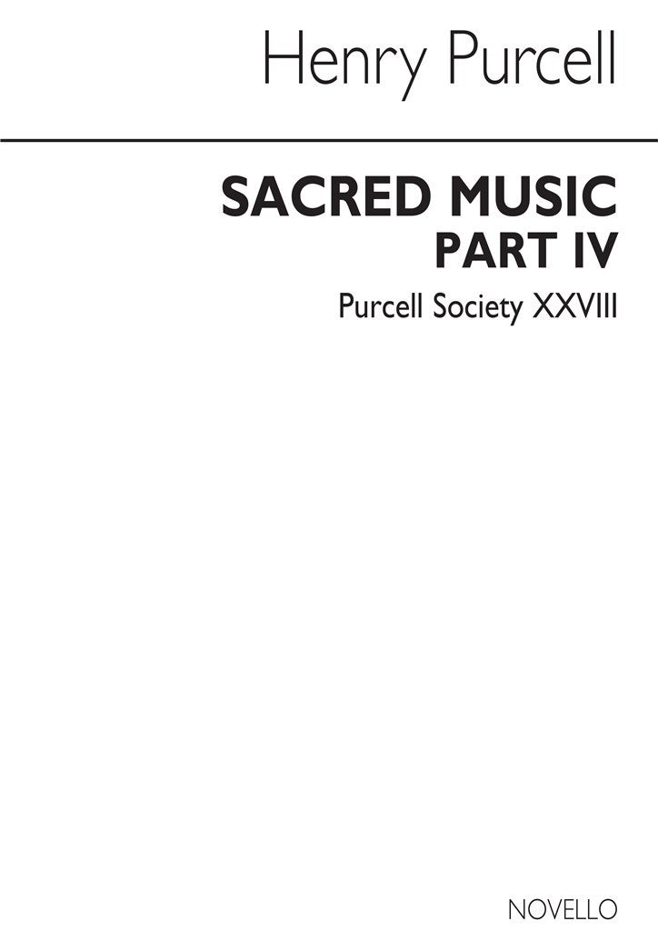 Sacred Music, Part 4: Continuo Anthems I（旧版）