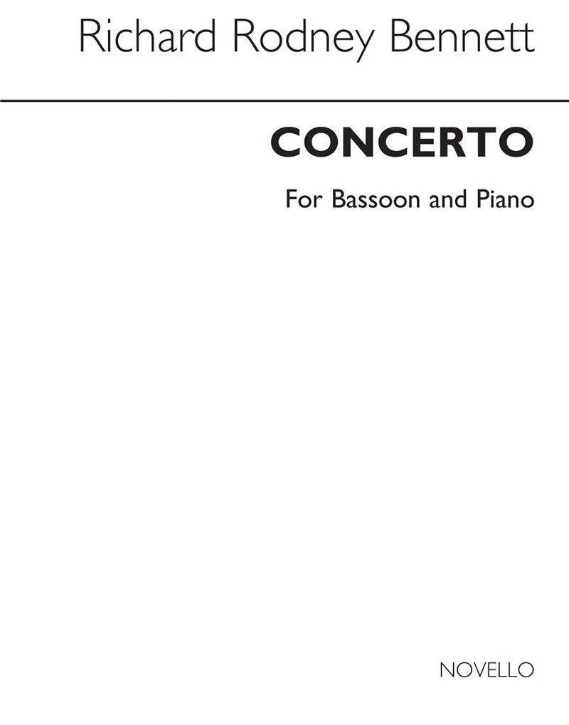 Concerto (Basson Part and Piano Reduction)