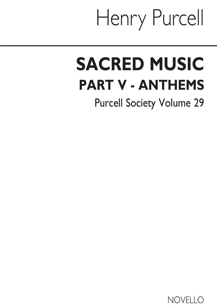 Sacred Music, Part 5: Continuo Anthems II（旧版）