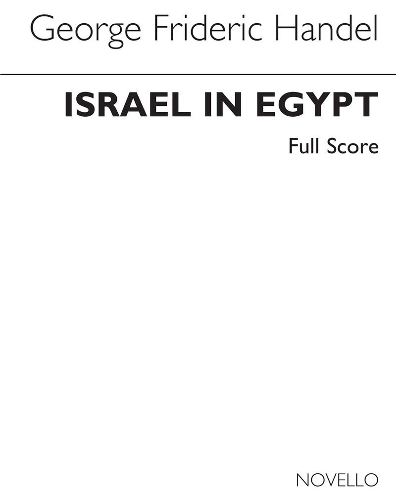 Israel In Egypt (Full Score)