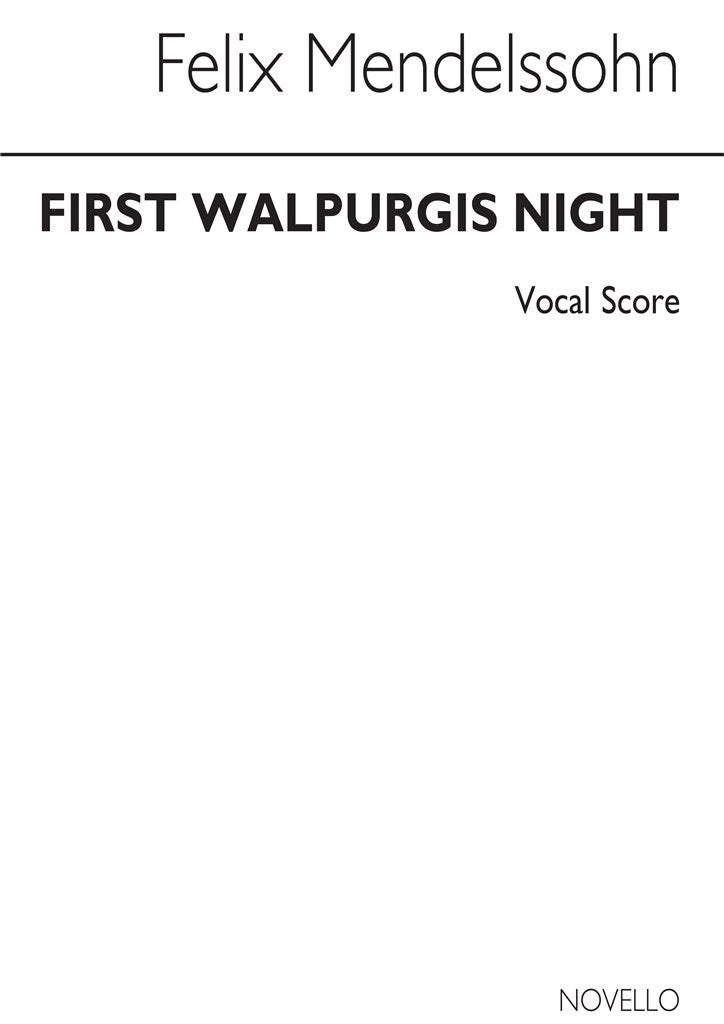 Walpurgis Night For Soprano Alto Tenor and Bass