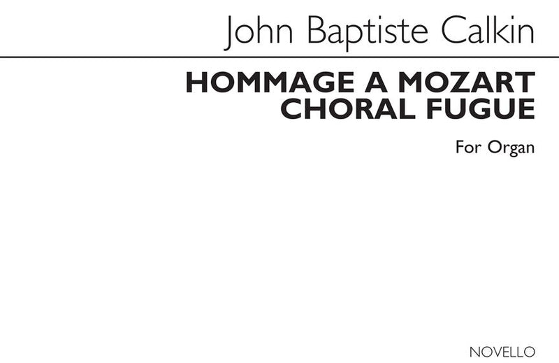 Hommage à Mozart And Choral Fugue