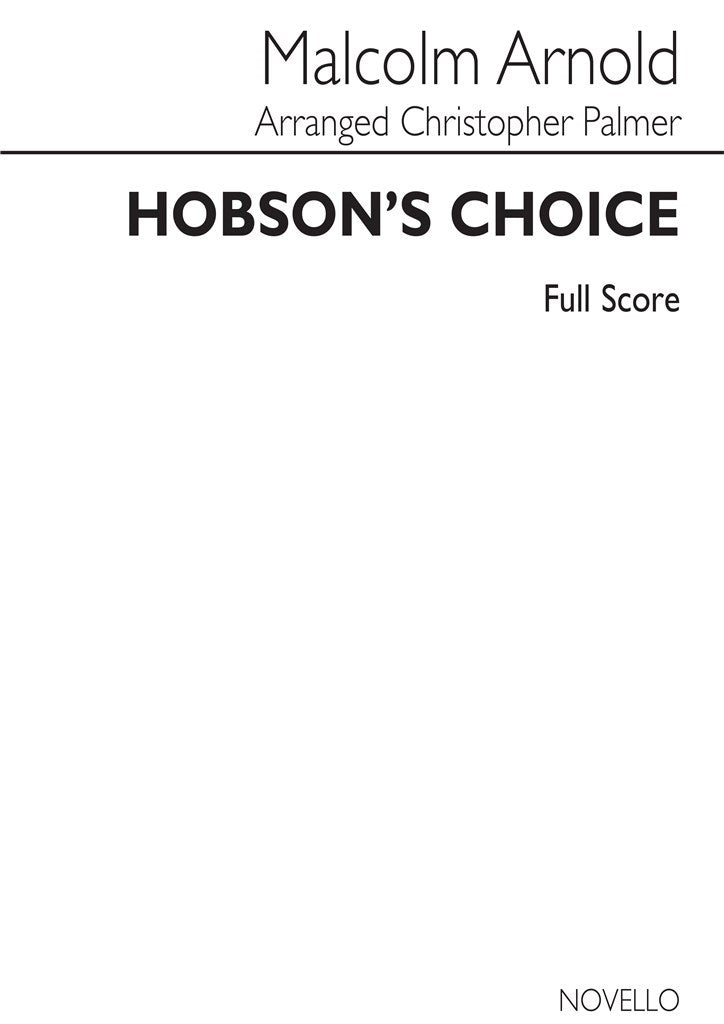 Hobson's Choice (Full Score)