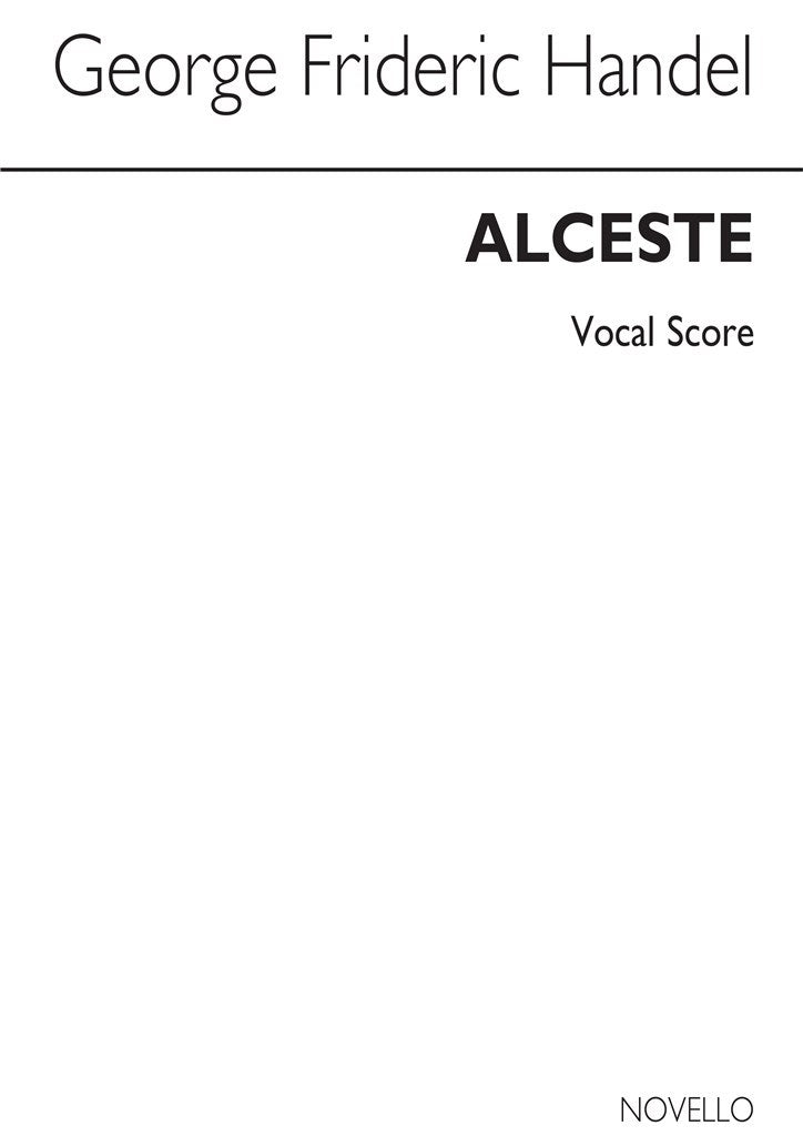 Alceste Vocal Score