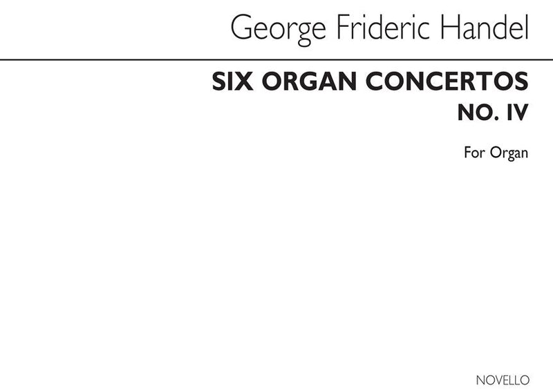 Six Organ Concertos, No. 4