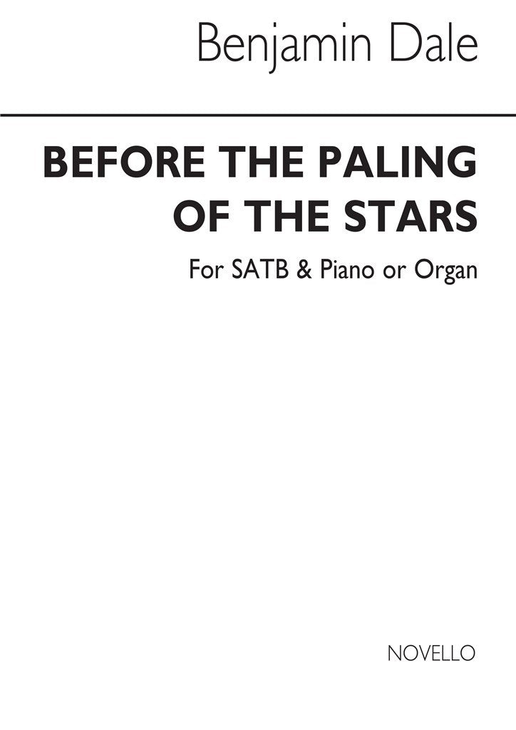 Before The Paling of The Stars Vocal Score