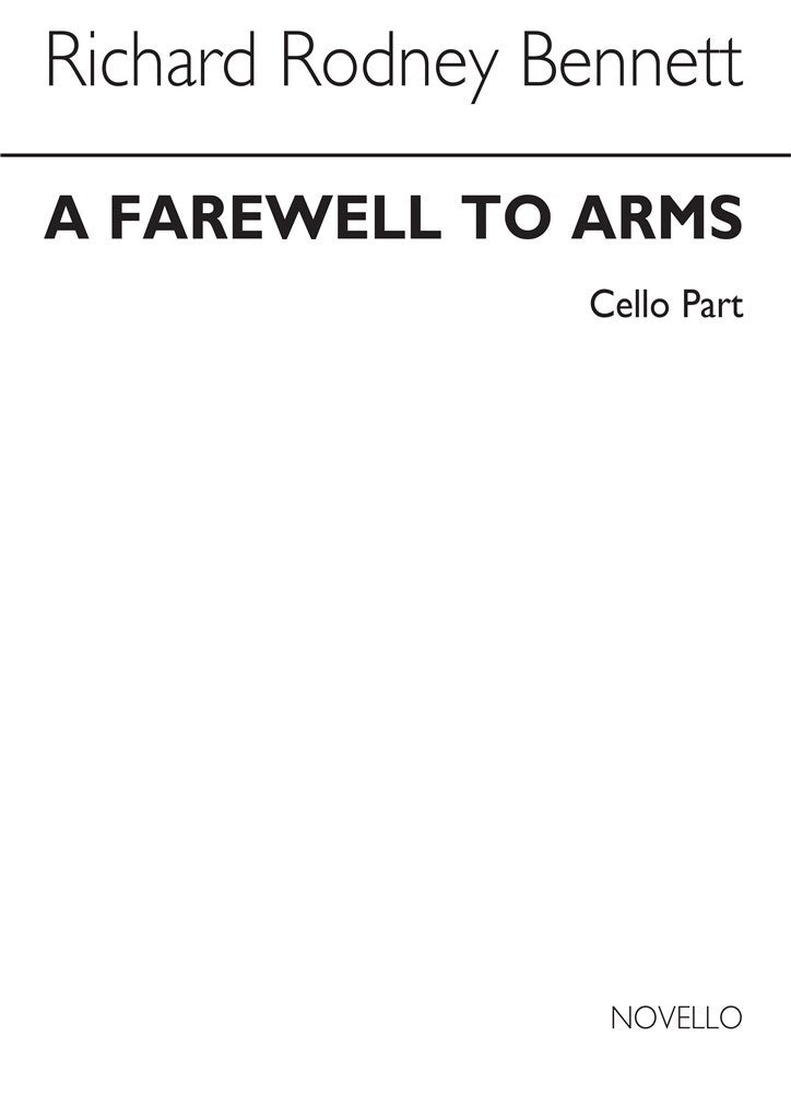 A Farewell To Arms (Cello Part)