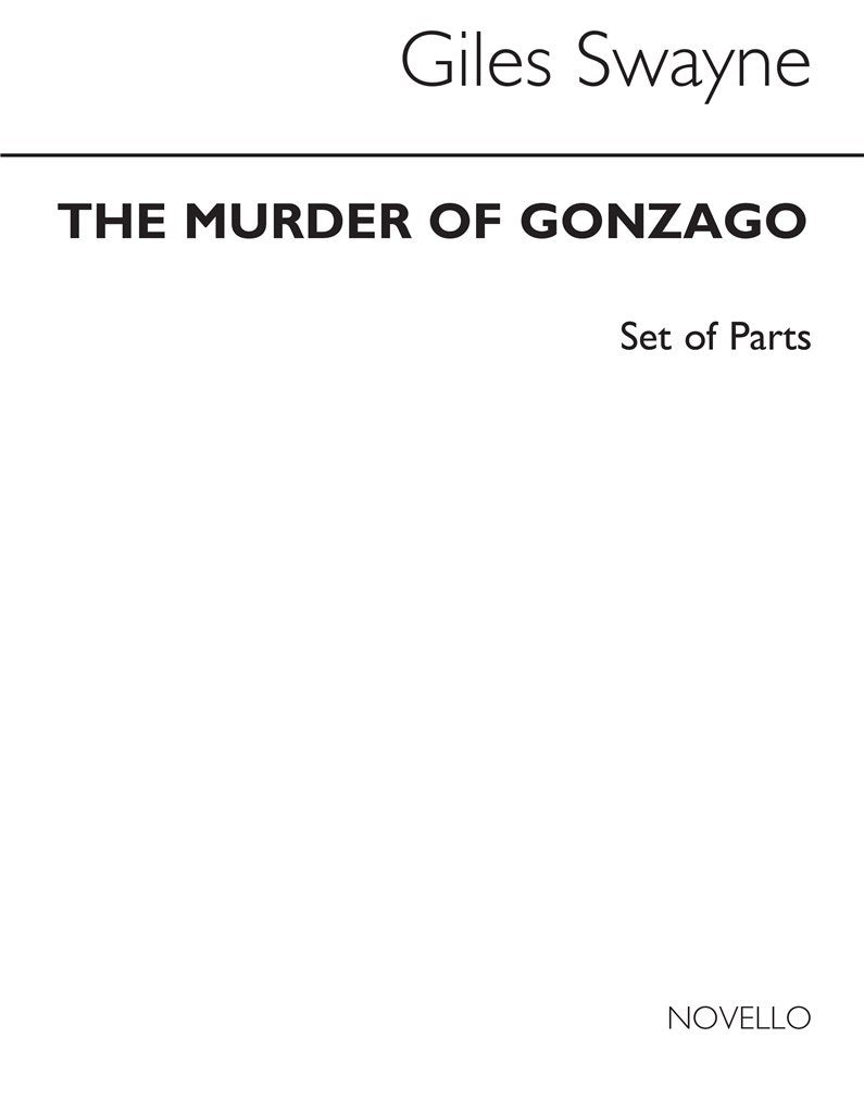 The Murder of Gonzago (Parts)