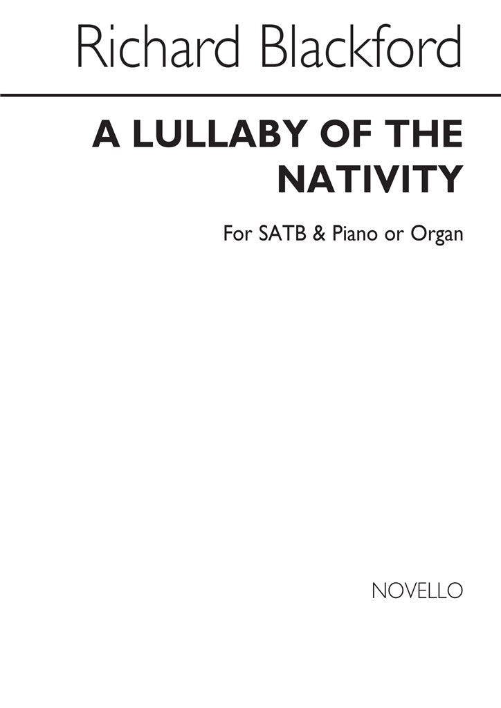 A Lullaby of The Nativity (SATB)