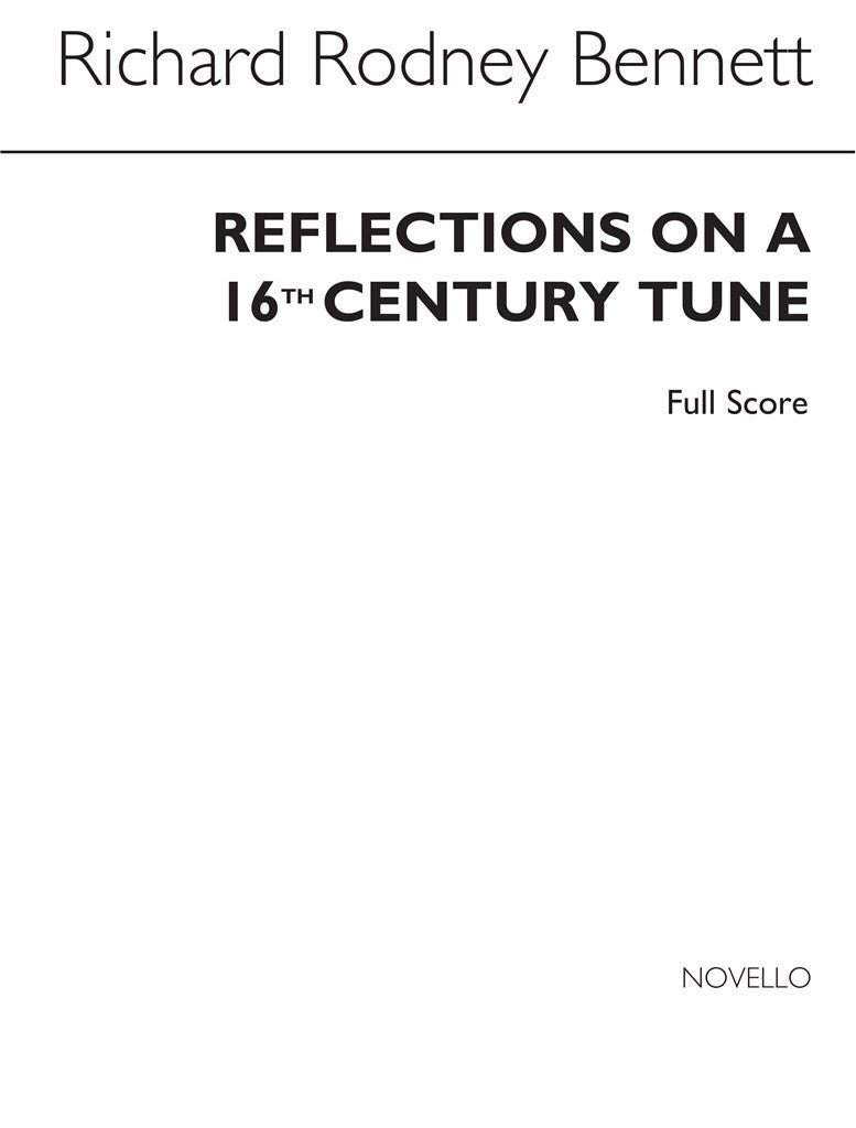 Reflections On A 16th Century Tune (Score & Parts)
