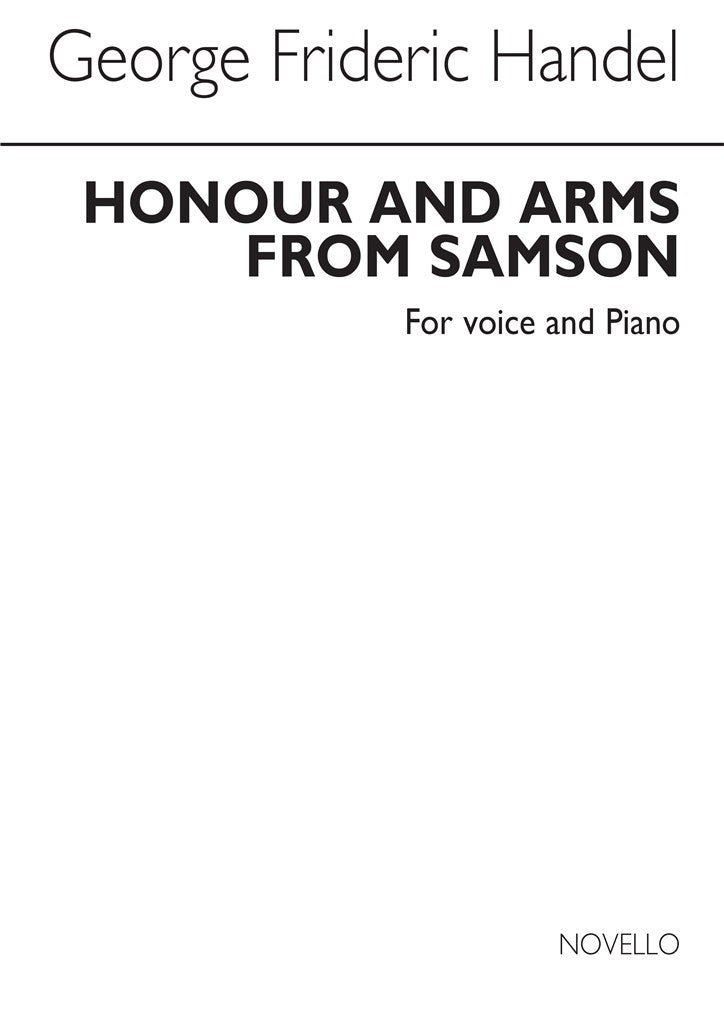 Honour and Arms For Bass Voice and Piano