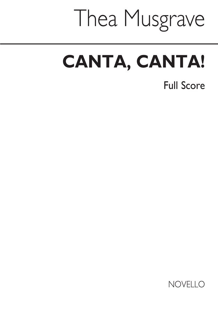 Canta Canta! (Score Only)