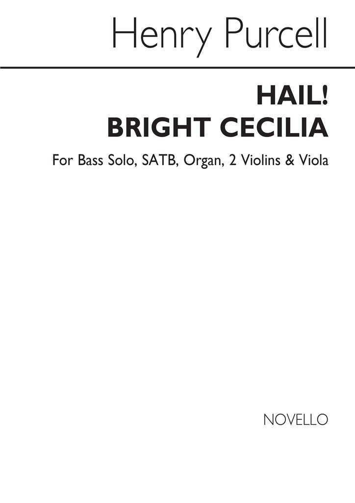 Hail! Bright Cecilia Bass