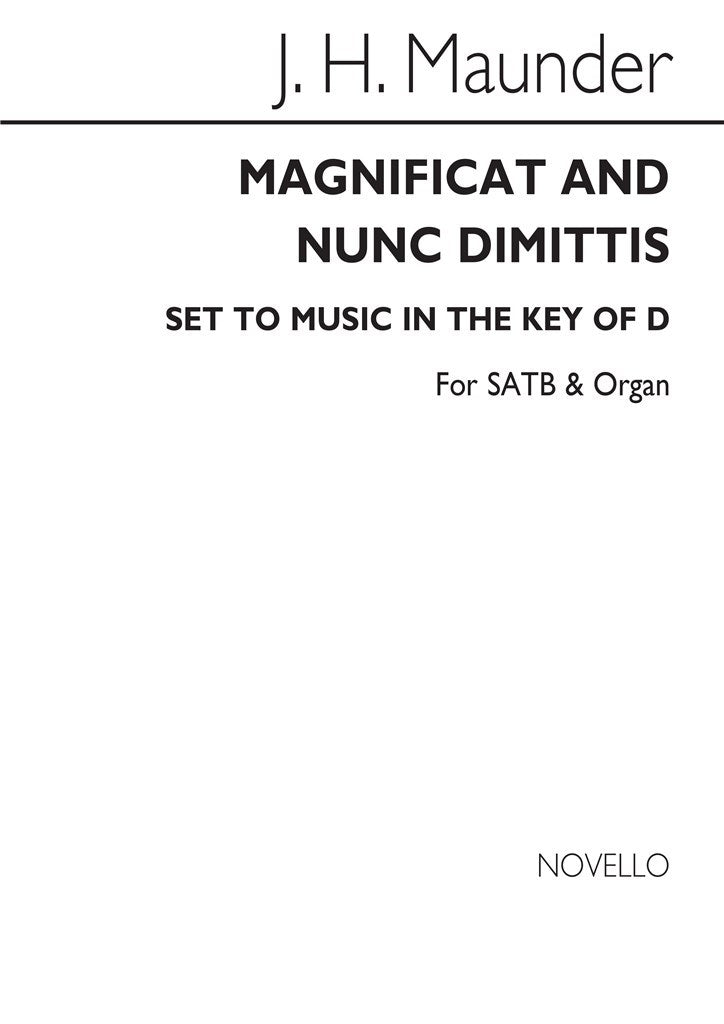 Magnificat And Nunc Dimitis In D