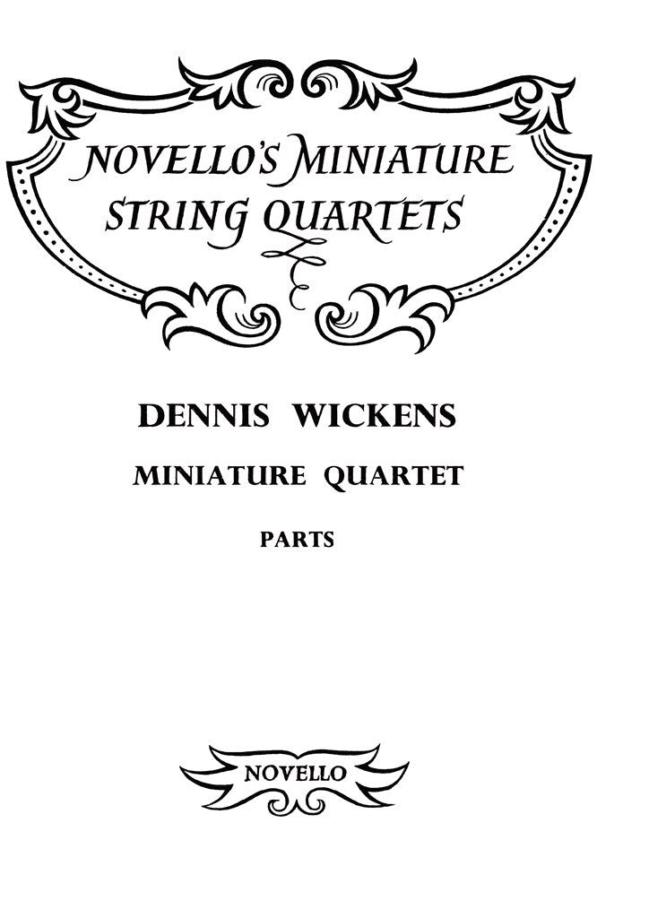 Miniature Quartet (Parts)