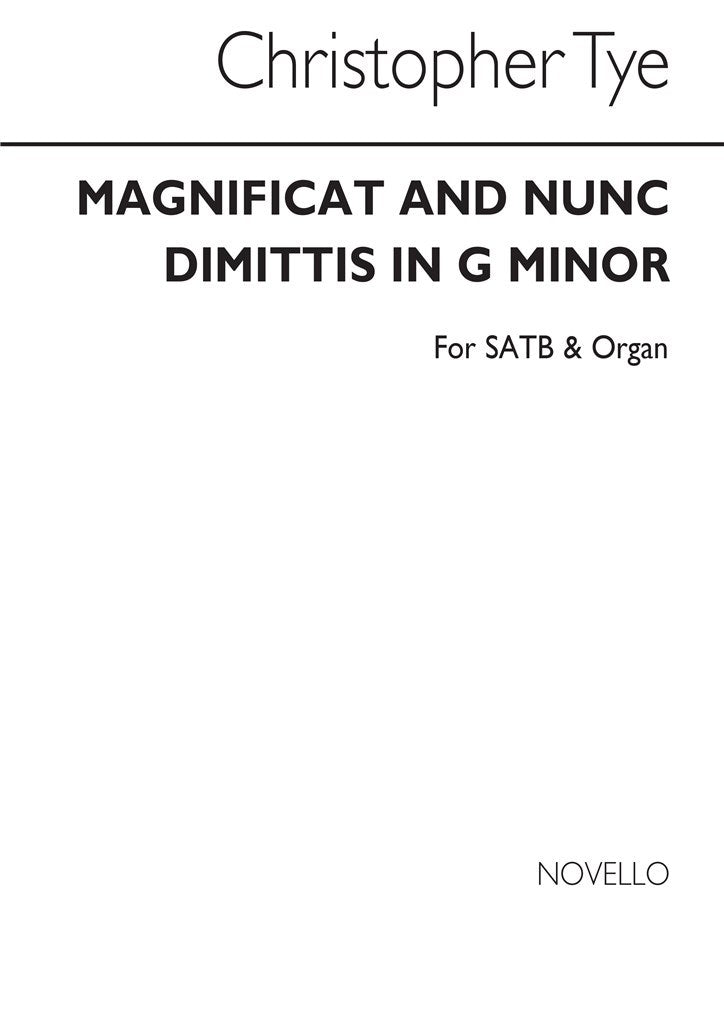 Magnificat & Nunc Dimittis In G Minor