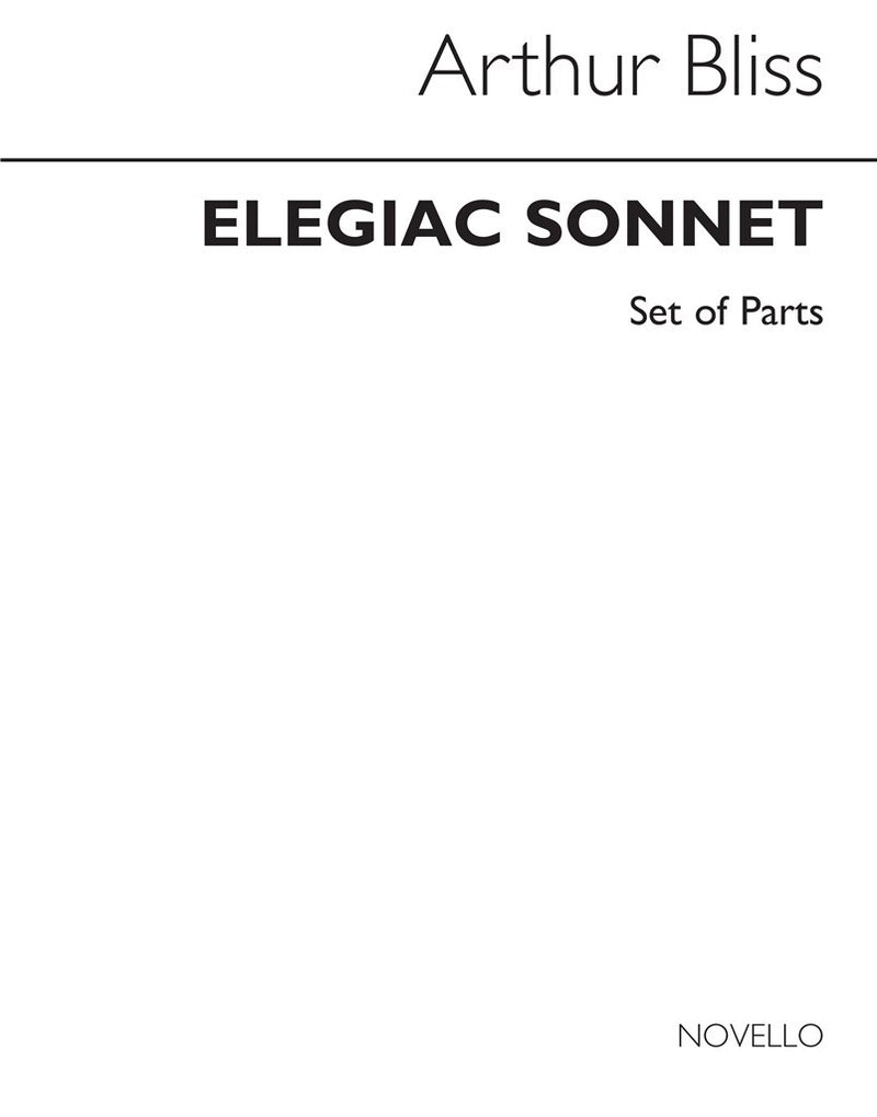 Elegiac Sonnet Set of Parts