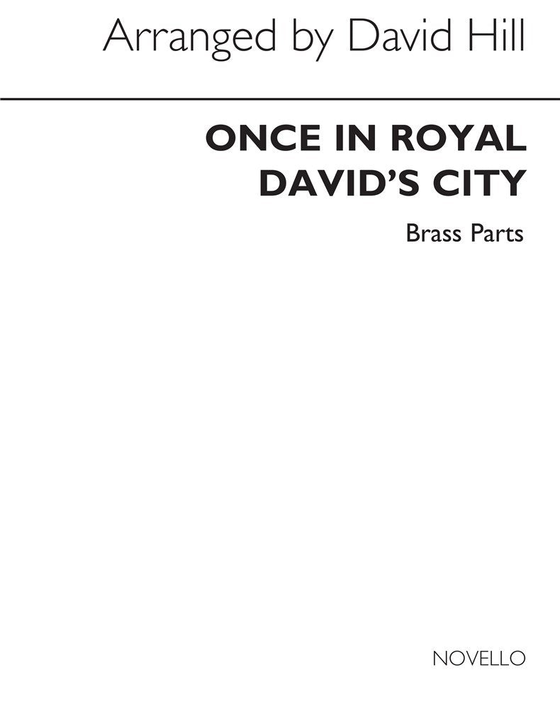 Once In Royal David's City (Set of Parts)