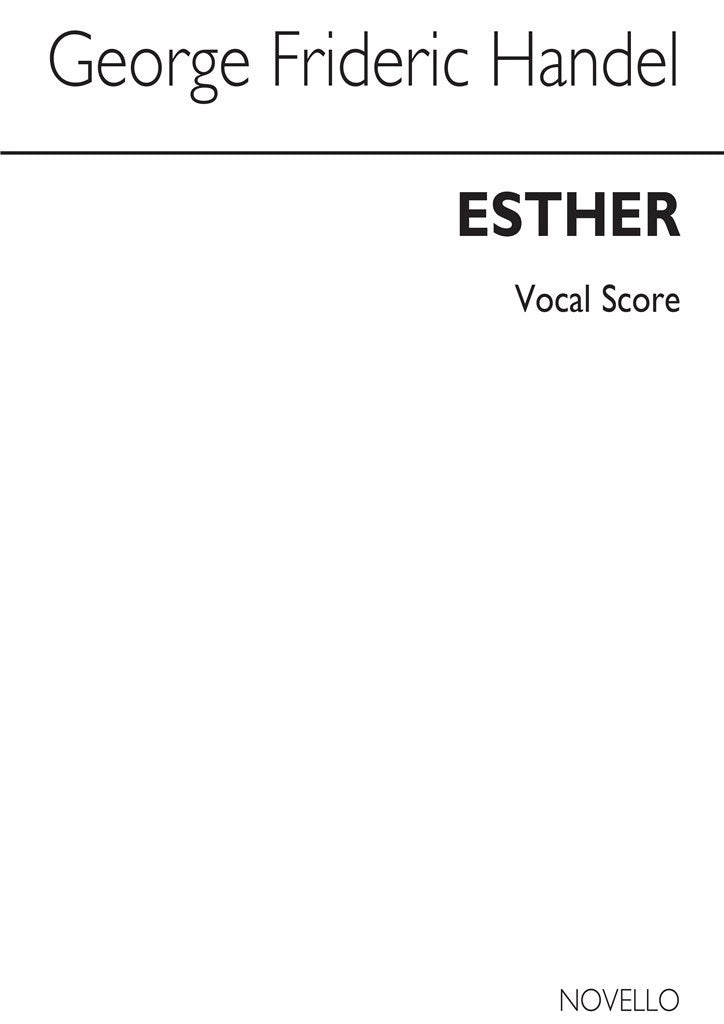 Esther Vocal Score