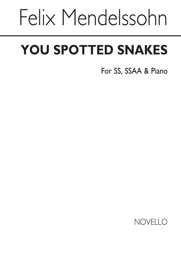 You Spotted Snakes (A Midsummer Night's Dream)