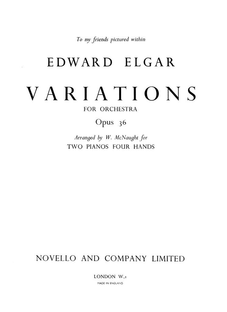 Variations Op.36 (Two Pianos)