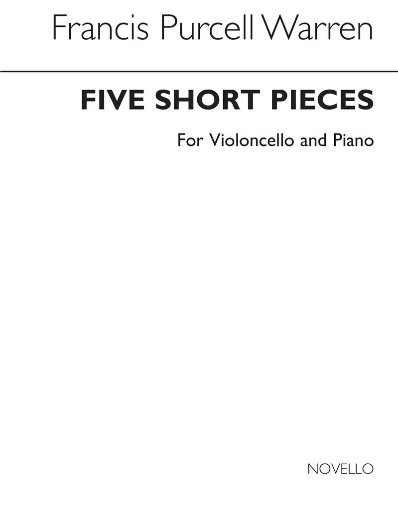 Five Short Pieces For Cello and Piano