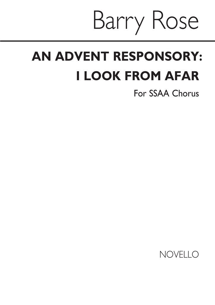 An Advent Responsory-I Look From Afar-SSAA