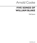 5 Songs of William Blake Score