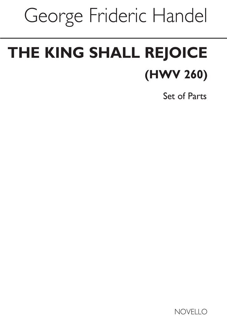 The King Shall Rejoice (ed. Cranmer, Set of Parts)