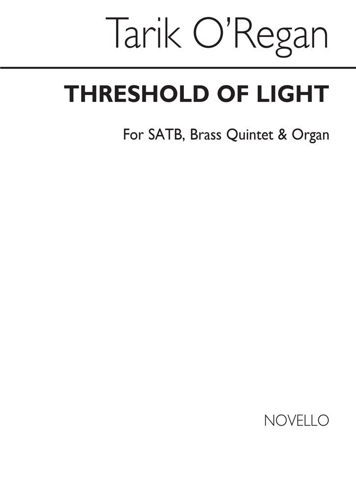 Threshold of Light (Vocal Score)