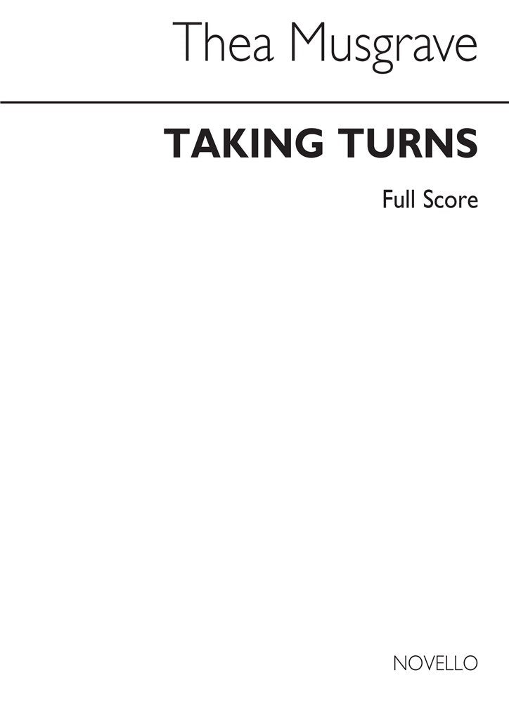 Taking Turns (Flute Trio) (Score)