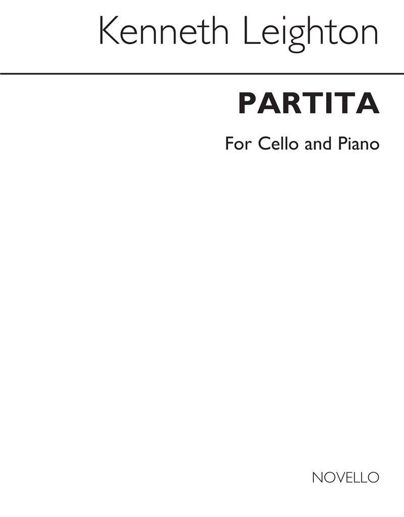 Partita For Cello and P. Op.35
