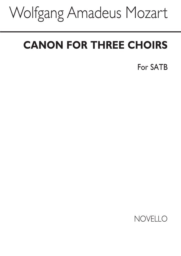 Canon For Three Choirs