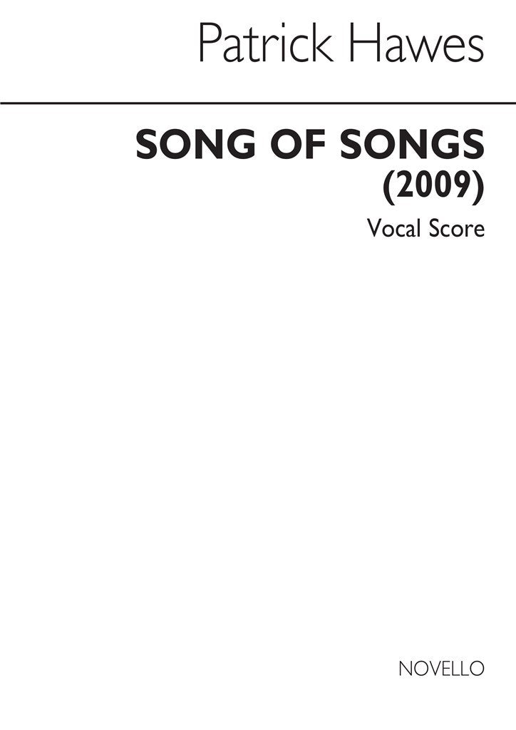 Song of Songs (Vocal Score)