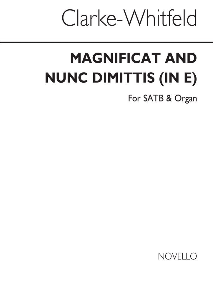 Magnificat And Nunc Dimittis In E