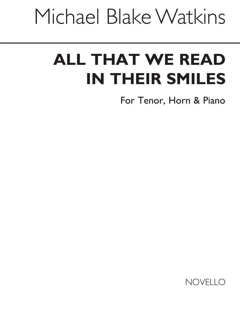 All That We Read In Their Smiles
