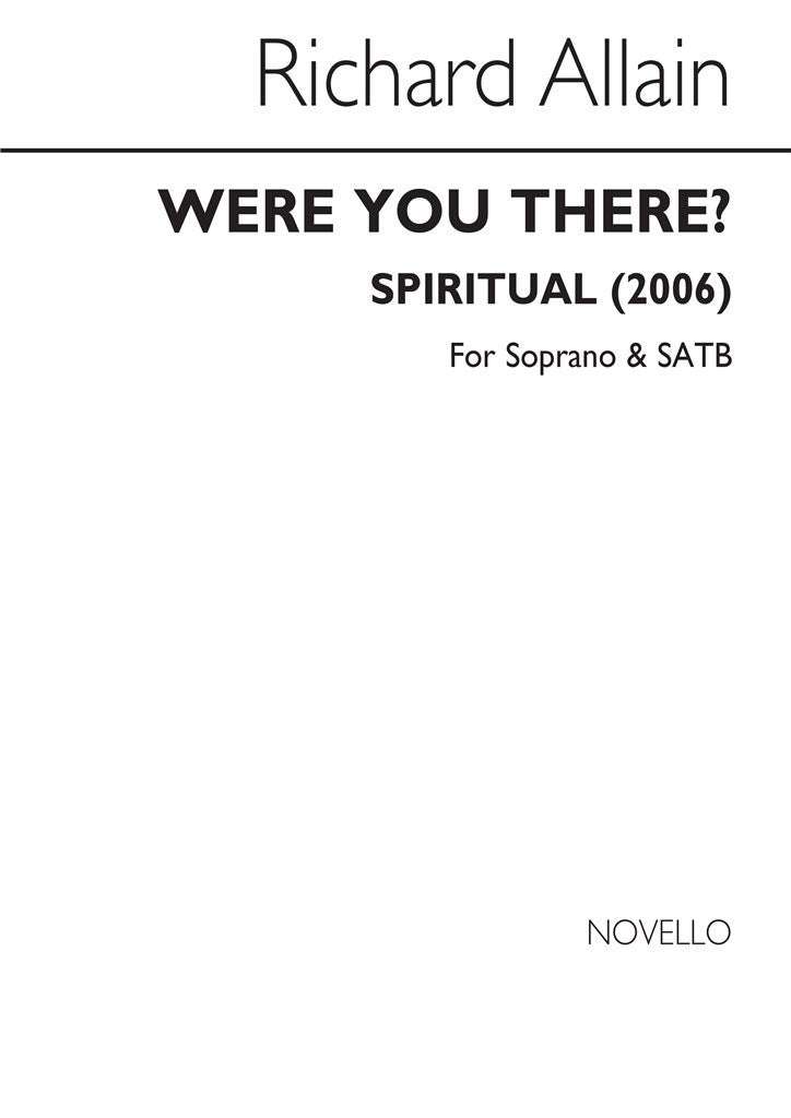 Were You There? (Choral Score)
