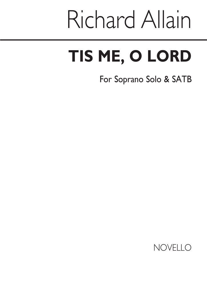 Tis Me O Lord