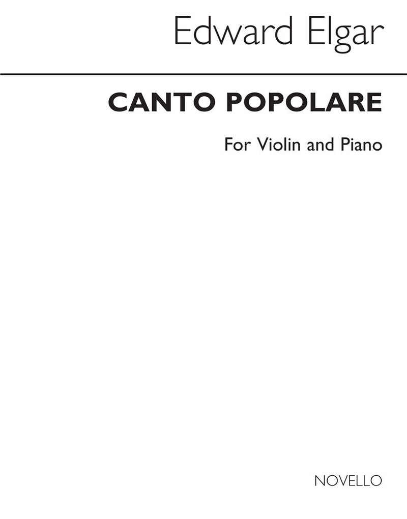 Canto Populare (Violin and Piano)