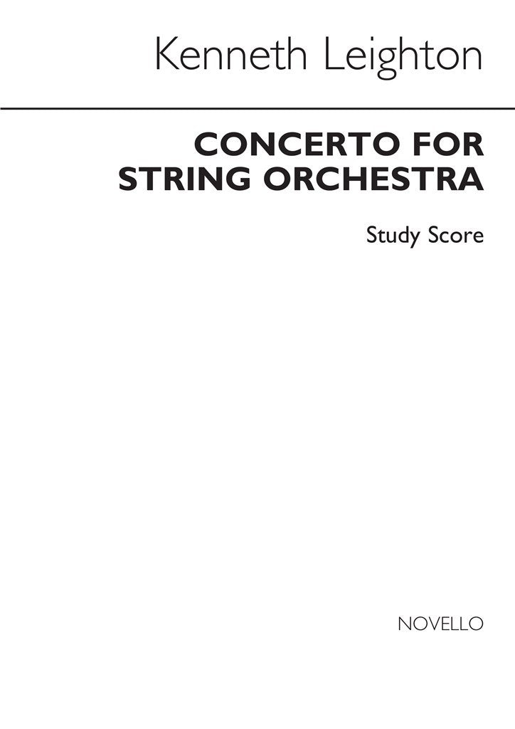 Concerto For String Orchestra