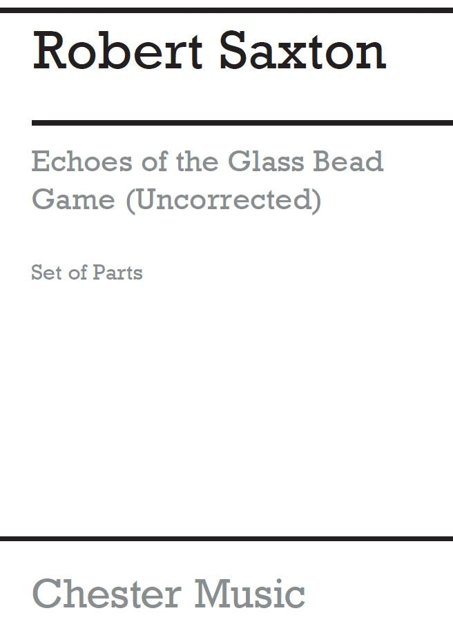 Echoes Of The Glass Bead Game (Set of Parts)