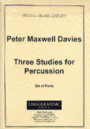 Three Studies For Percussion Parts